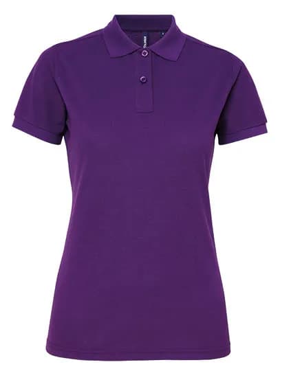 Women´s Polycotton Blend Polo - Purple
