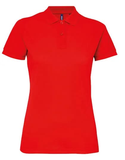 Women´s Polycotton Blend Polo - Red