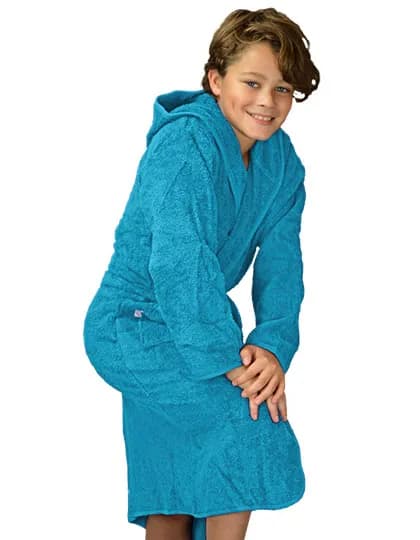 Boyzz&Girlzz® Hooded Bathrobe - Deep Blue/Deep Blue