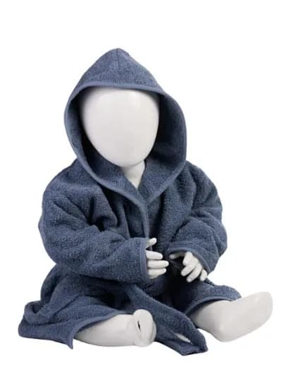 Babiezz® Bathrobe With Hood - Jeans Blue/Jeans Blue