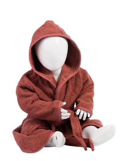 Babiezz® Bathrobe With Hood - Old Pink/Old Pink