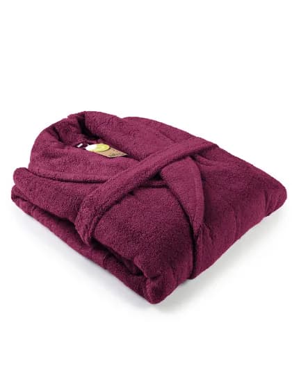 Bathrobe Shawl Collar - Burgundy
