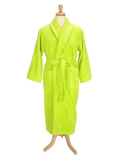 Bathrobe Shawl Collar - Lime Green