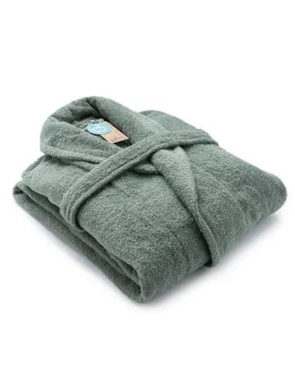 Bathrobe Shawl Collar - Old Green