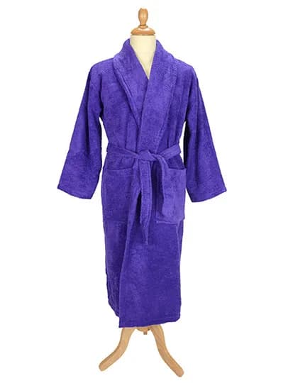 Bathrobe Shawl Collar - Purple