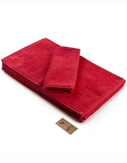 Guest Towel - Deep Red