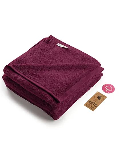 Fashion Hand Towel - Burgundy