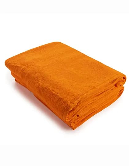 Bath Towel - Bright Orange