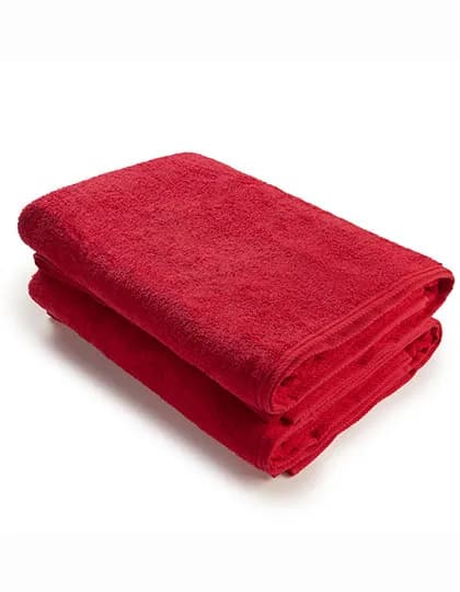 Bath Towel - Deep Red