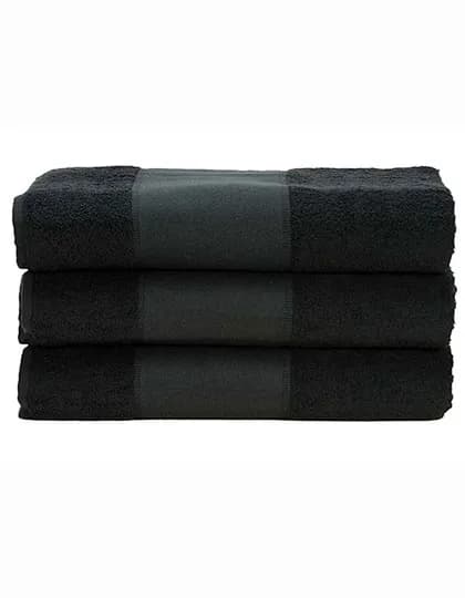 PRINT-Me® Hand Towel - Black