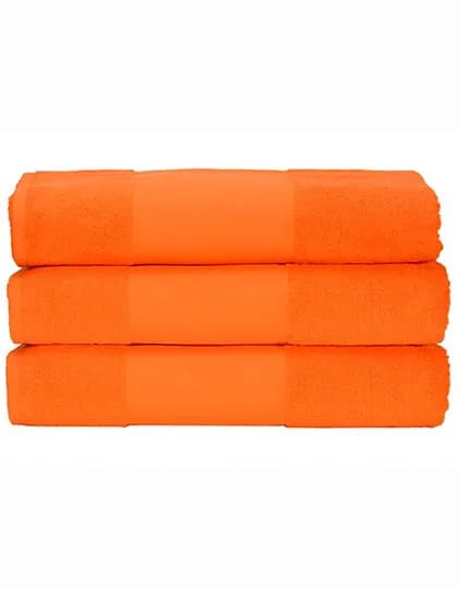 PRINT-Me® Hand Towel - Bright Orange