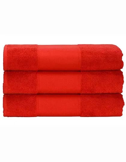 PRINT-Me® Hand Towel - Fire Red