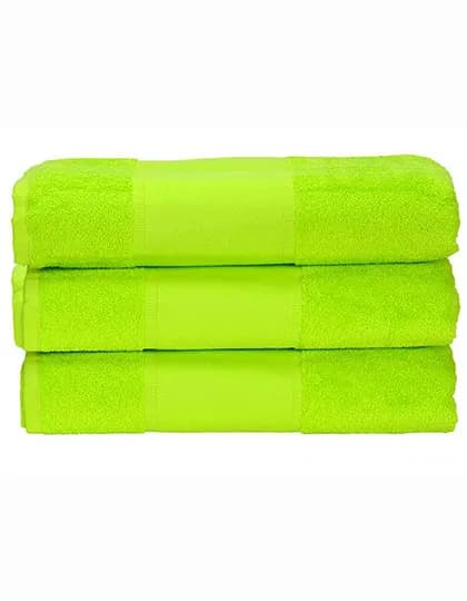 PRINT-Me® Hand Towel - Lime Green