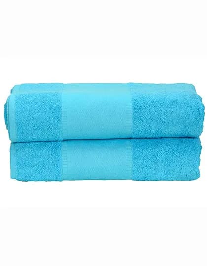 PRINT-Me® Bath Towel - Aqua Blue