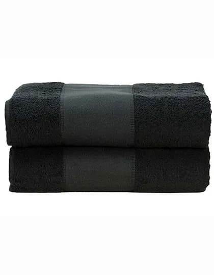 PRINT-Me® Bath Towel - Black