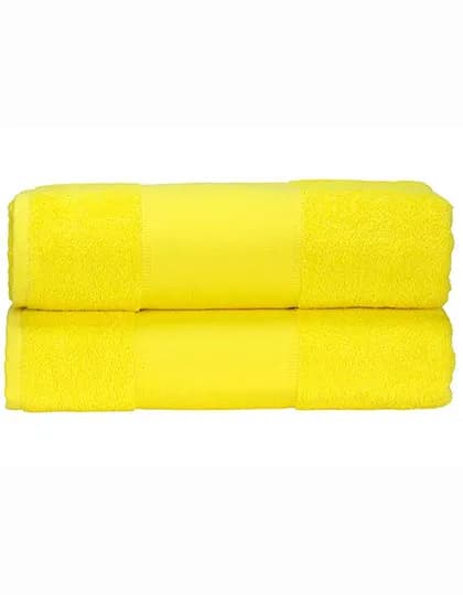 PRINT-Me® Bath Towel - Bright Yellow