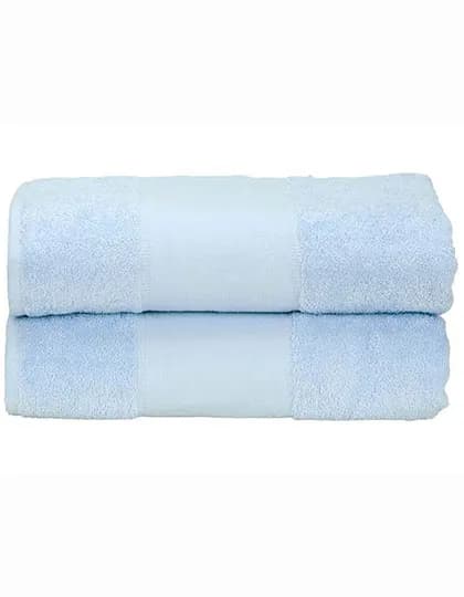 PRINT-Me® Bath Towel - Light Blue