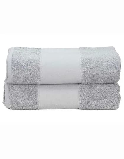 PRINT-Me® Bath Towel - Light Grey