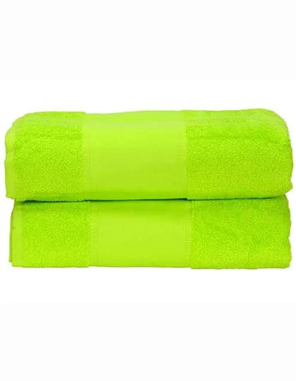 PRINT-Me® Bath Towel - Lime Green