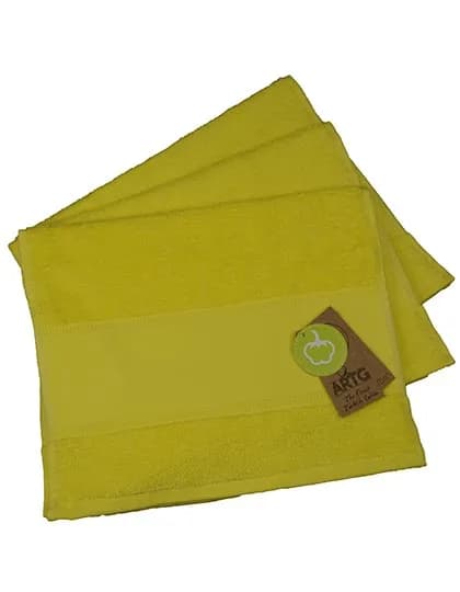 PRINT-Me® Guest Towel - Bright Yellow