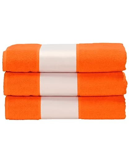 SUBLI-Me® Hand Towel - Bright Orange