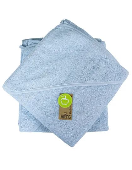 Babiezz® Baby Hooded Towel - Light Blue