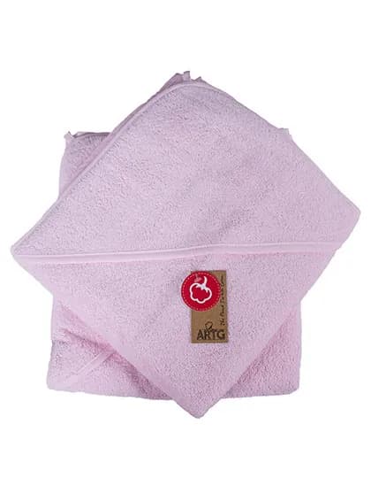 Babiezz® Baby Hooded Towel - Light Pink