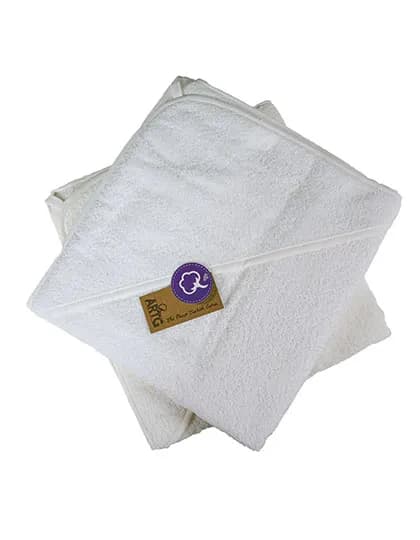 Babiezz® Baby Hooded Towel - White
