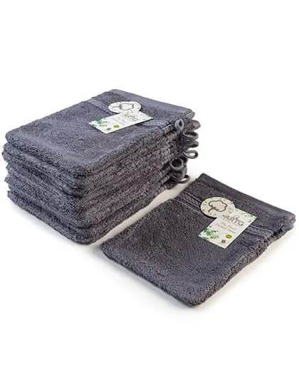 Natural Bamboo Washing Glove - Dark Grey