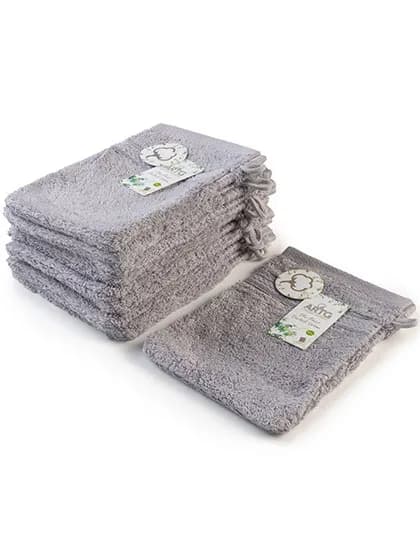 Natural Bamboo Washing Glove - Light Grey