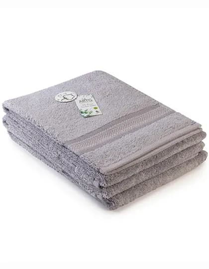 Natural Bamboo Hand Towel - Light Grey