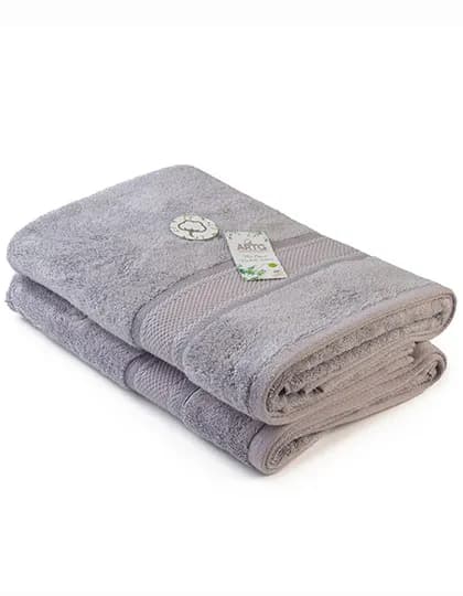 Natural Bamboo Bath Towel - Light Grey