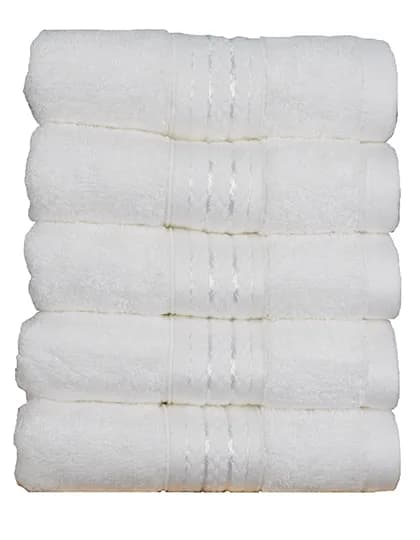 Natural Bamboo Guest Towel - White
