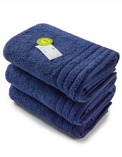 Organic Hand Towel - French Navy