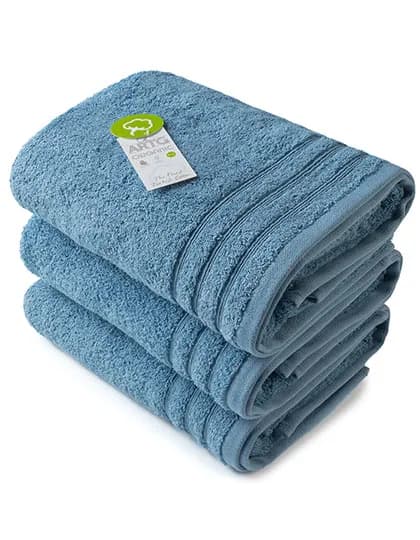 Organic Hand Towel - Jeans Blue