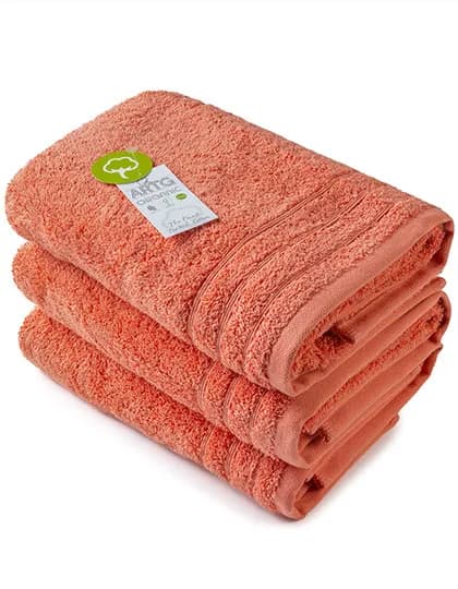 Organic Hand Towel - Rose