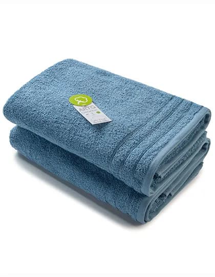 Organic Bath Towel - Jeans Blue