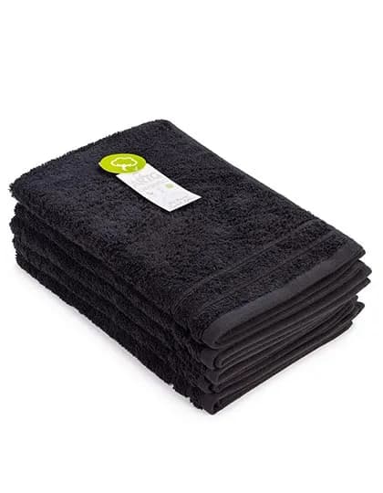 Organic Guest Towel - Black