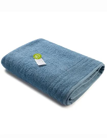 Organic Beach Towel - Jeans Blue