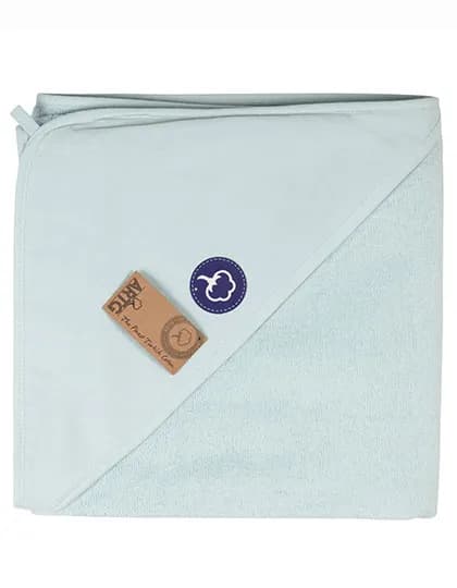 PRINT-Me® Baby Hooded Towel - Mint Green