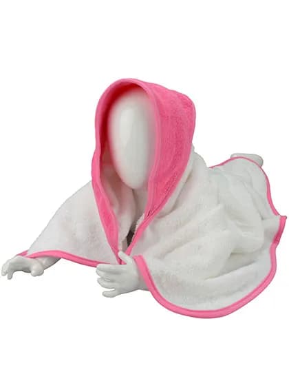 Babiezz® Hooded Towel - White/Pink/Pink