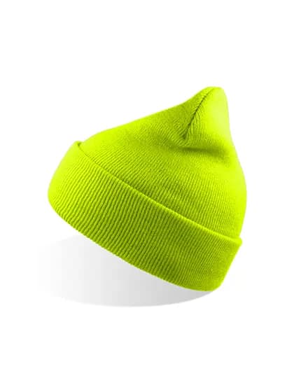 Wind Beanie Recycled - Yellow Fluo
