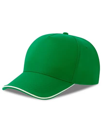 Recy Five Piping Cap - Green/White