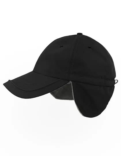 Techno Flap Cap Recycled - Black