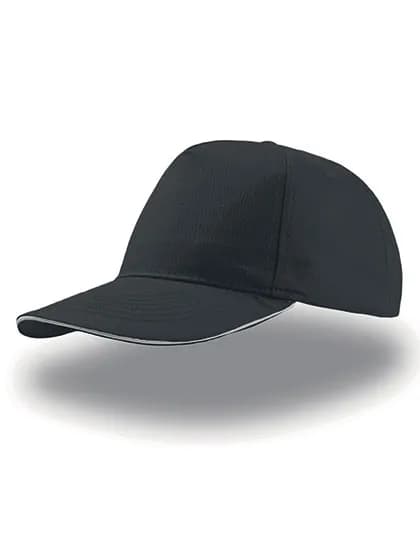Start Five Sandwich Cap - Black/White