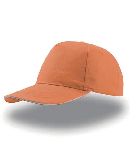 Start Five Sandwich Cap - Orange/White