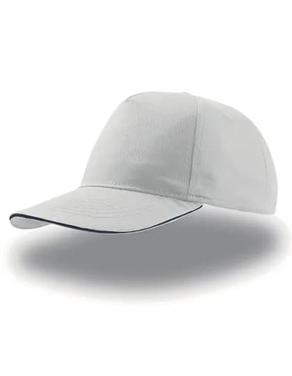 Start Five Sandwich Cap - White/Navy