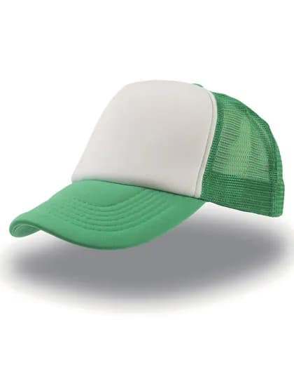 Rapper Cap - White/Green/Green