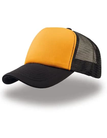 Rapper Cap - Yellow/Black/Black