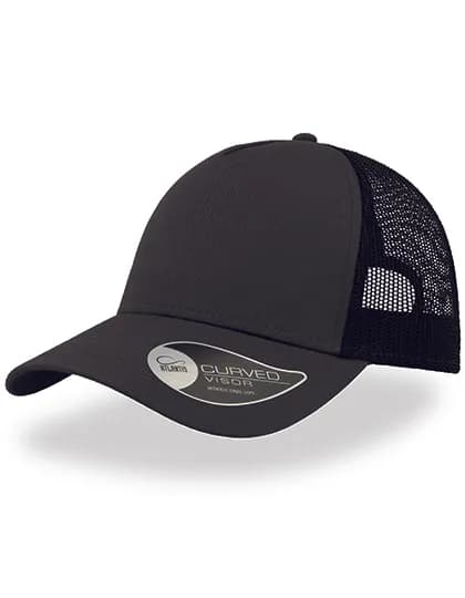 Rapper Cotton Cap - Dark Grey/Black